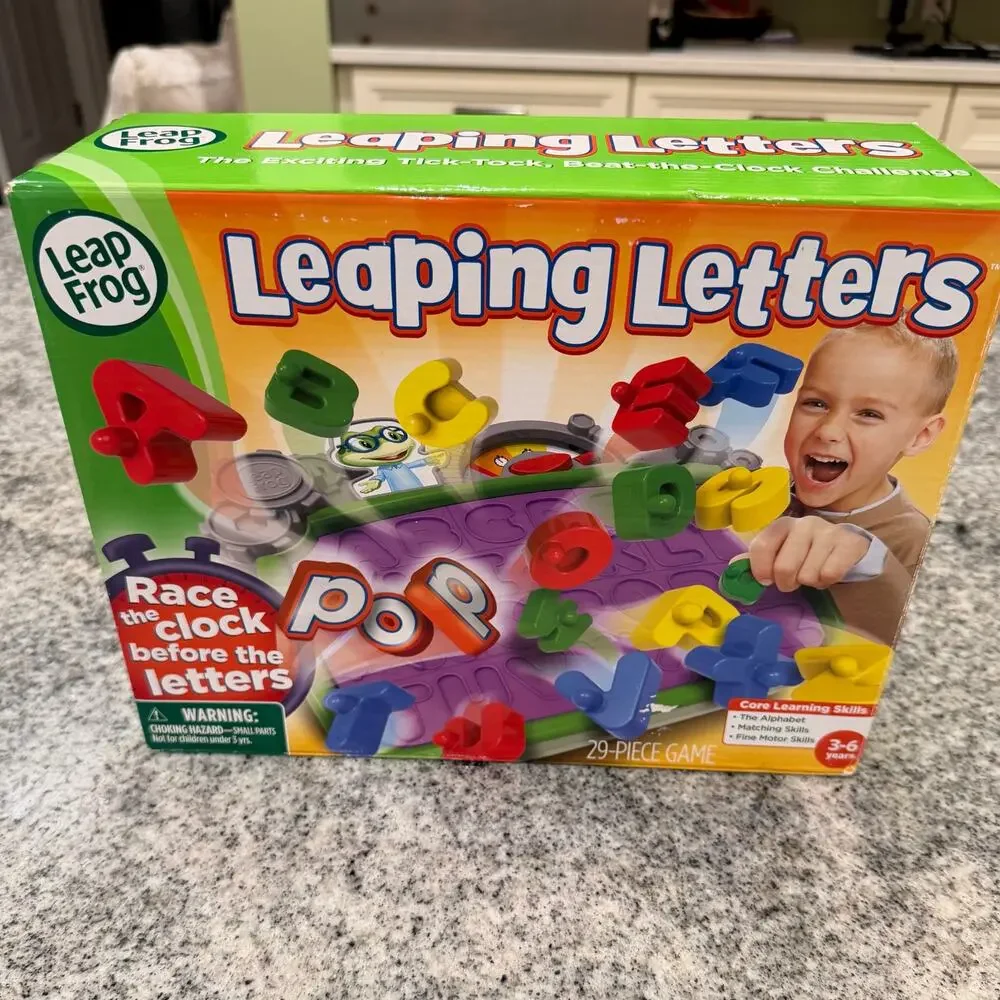 Leap Frog Leaping Letters Race the Clock Game ABC Alphabet Educational Learning